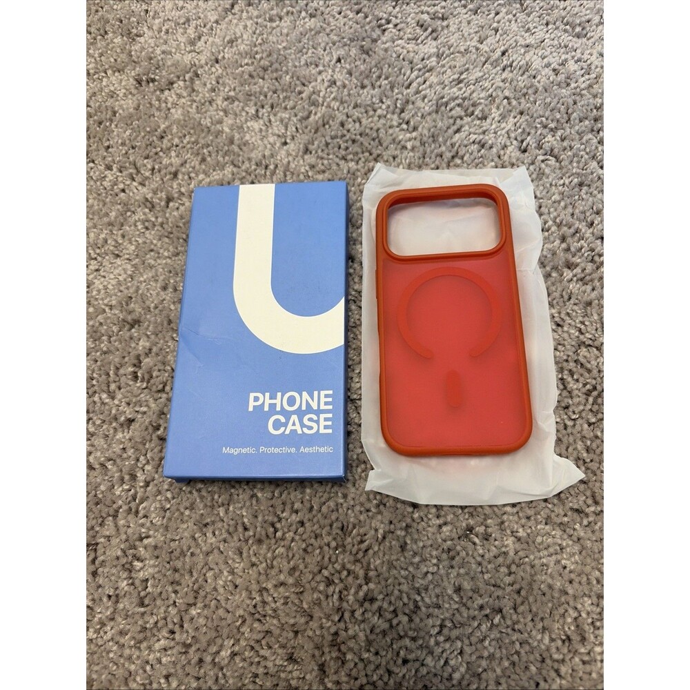 Iphone 17 Pro Magnetic Case, Red